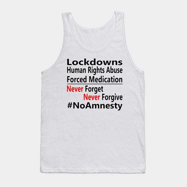 #NoAmnesty Tank Top by Perfect Sense